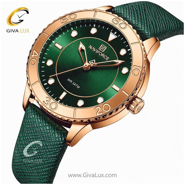 ساعت مچی زنانه بند چرمی ناوی فورس مدل NF5020 5020 (7).jpg